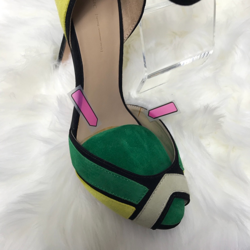 Zara Color Block Heels - Picture 8 of 8